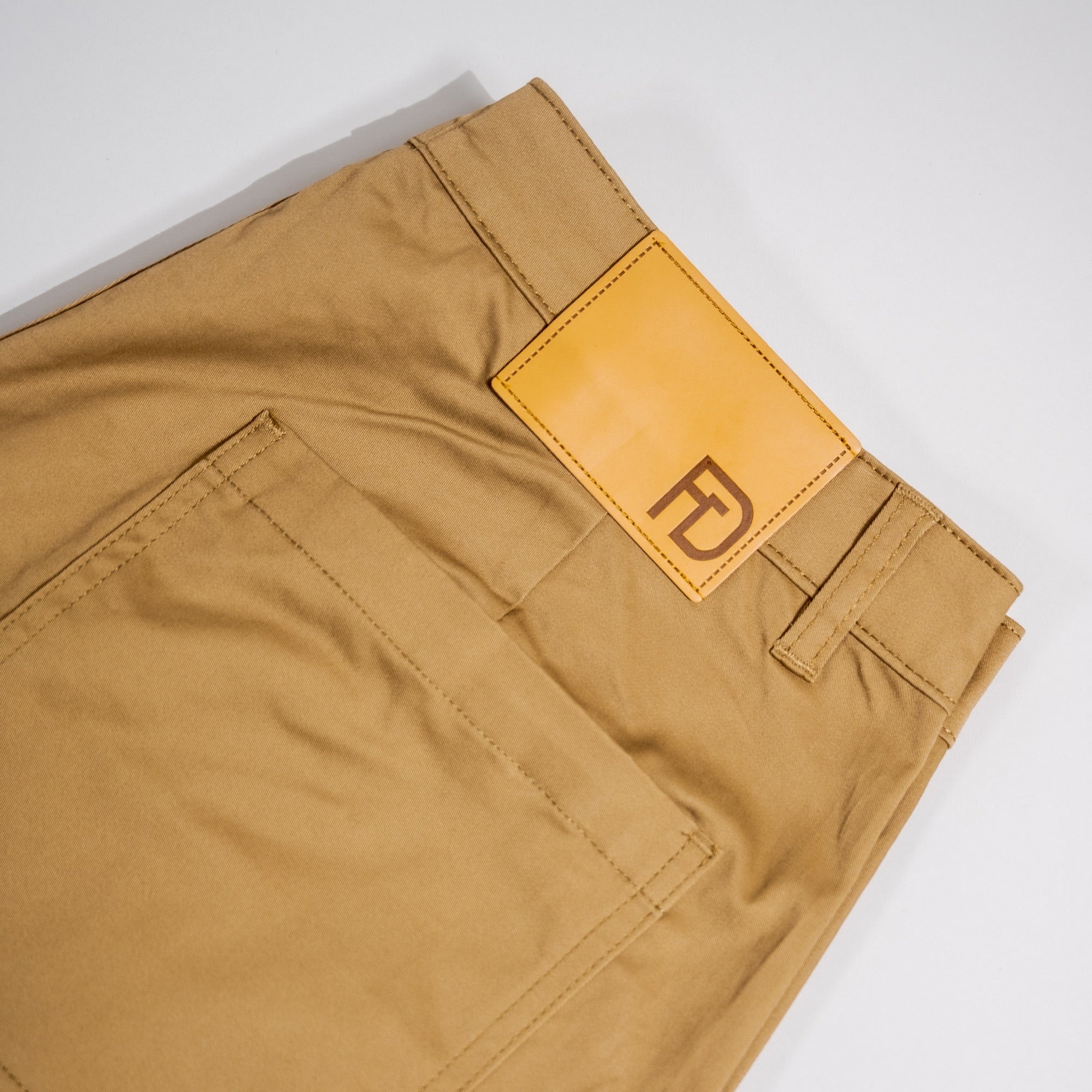 Camel Pleated Pants