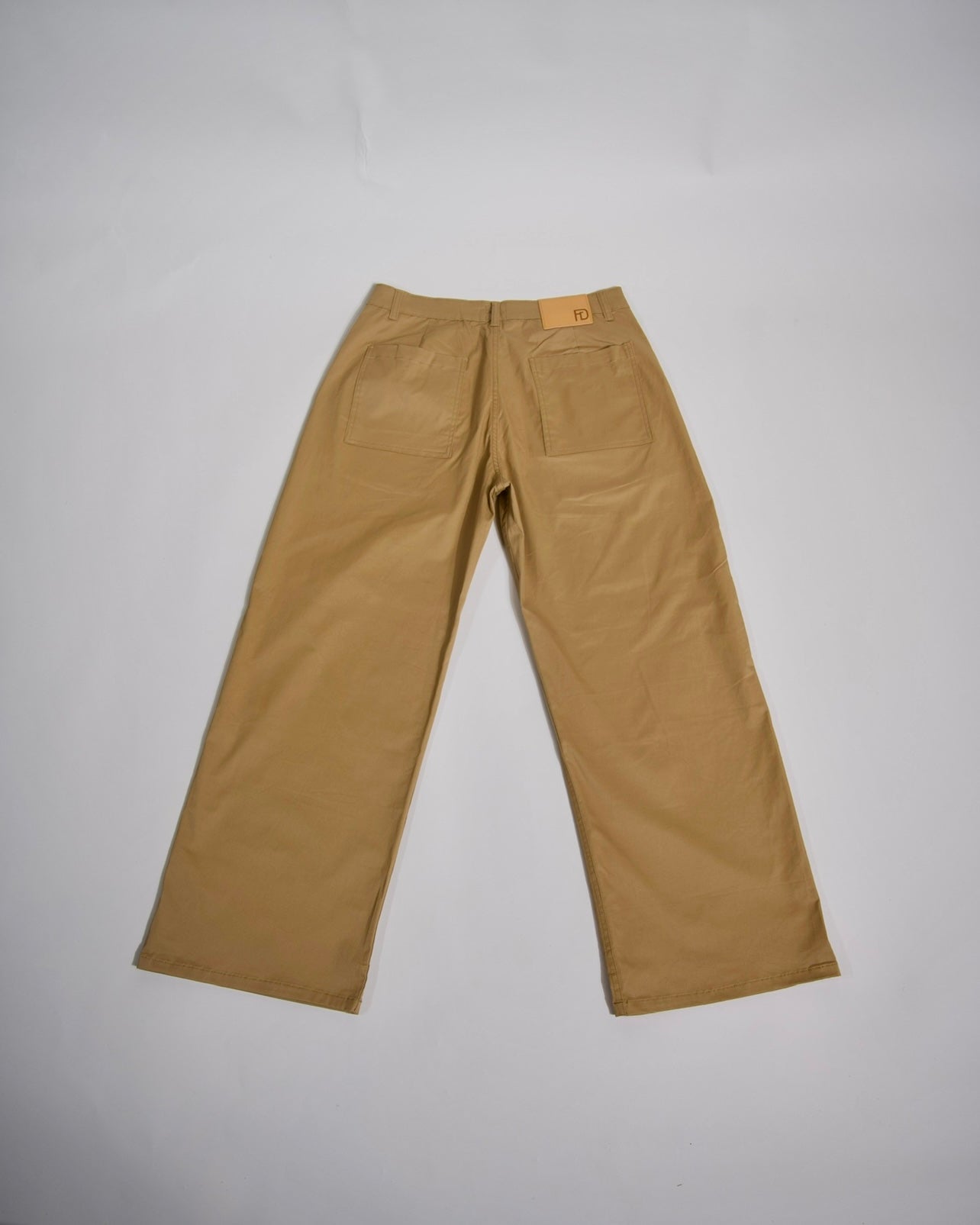 Camel Pleated Pants