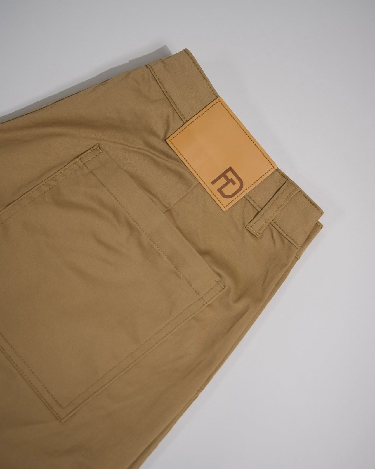 Camel Pleated Pants