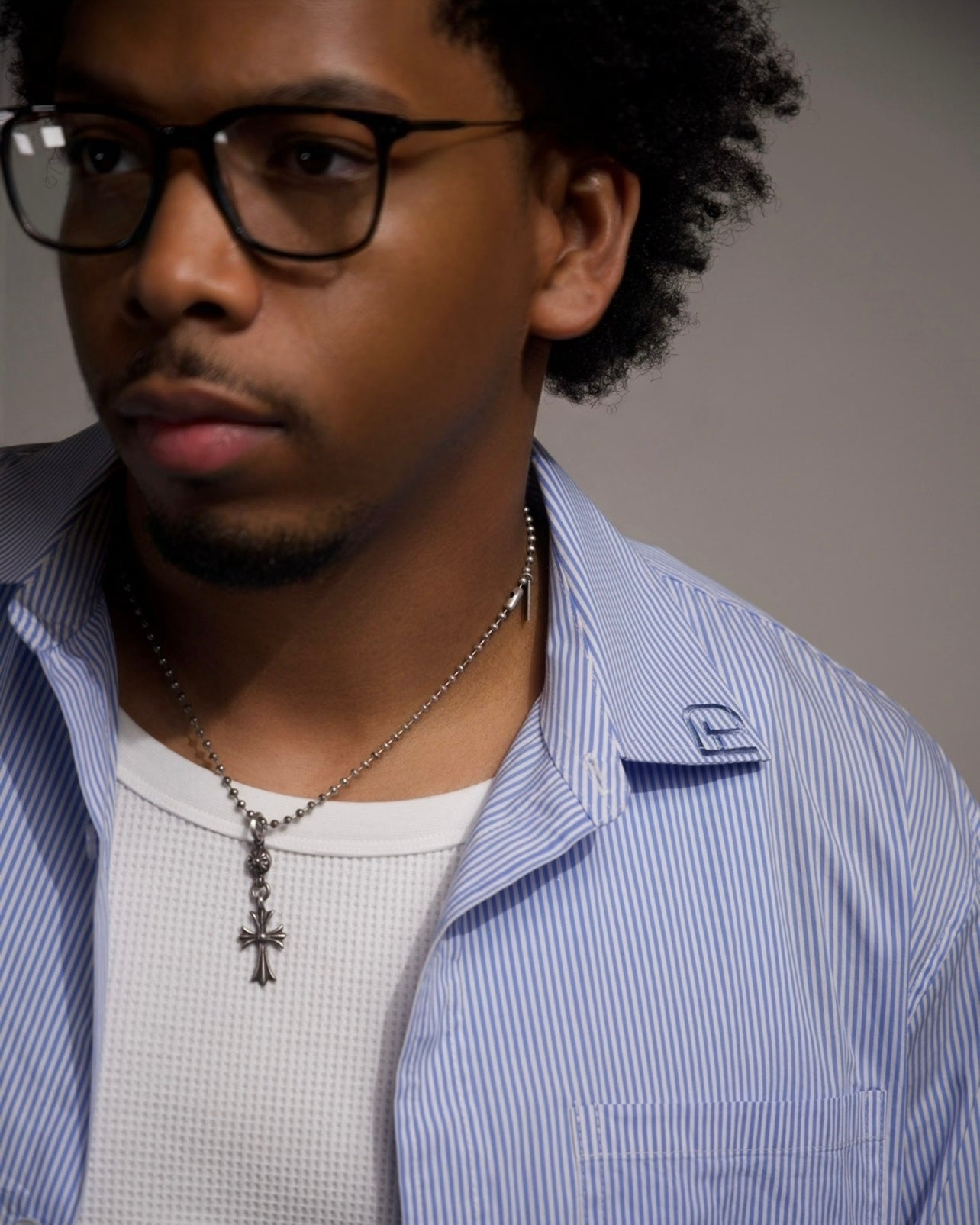 Pinstripe Oxford Shirt